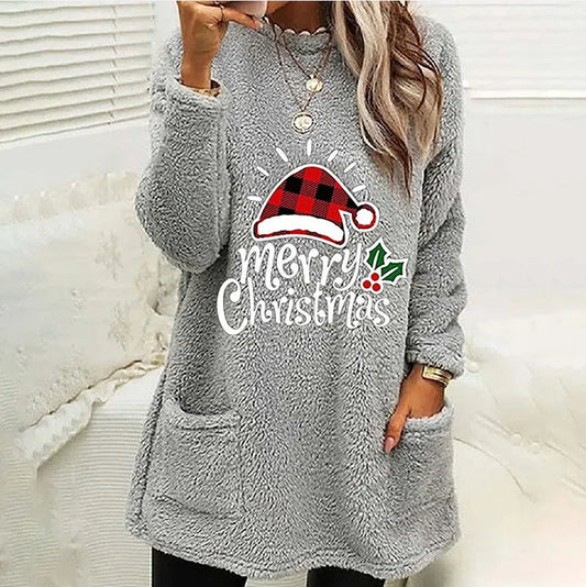 Oocket plush sweatshirt