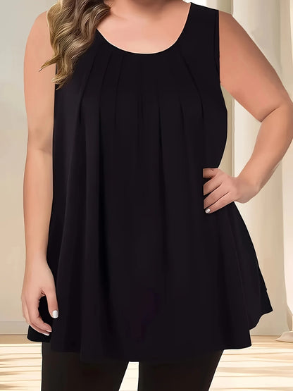 Plus Size Casual Loose Basic Tee Versatile T-shirt