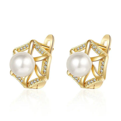 925 Silver Needle Princess Crystal Square Zircon Drop Earrings