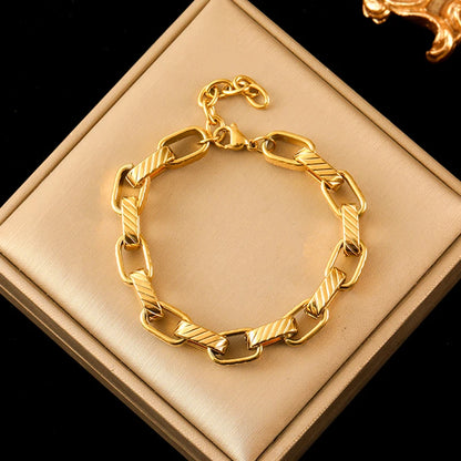DANA Twisted 18K Gold Plated Bracelet