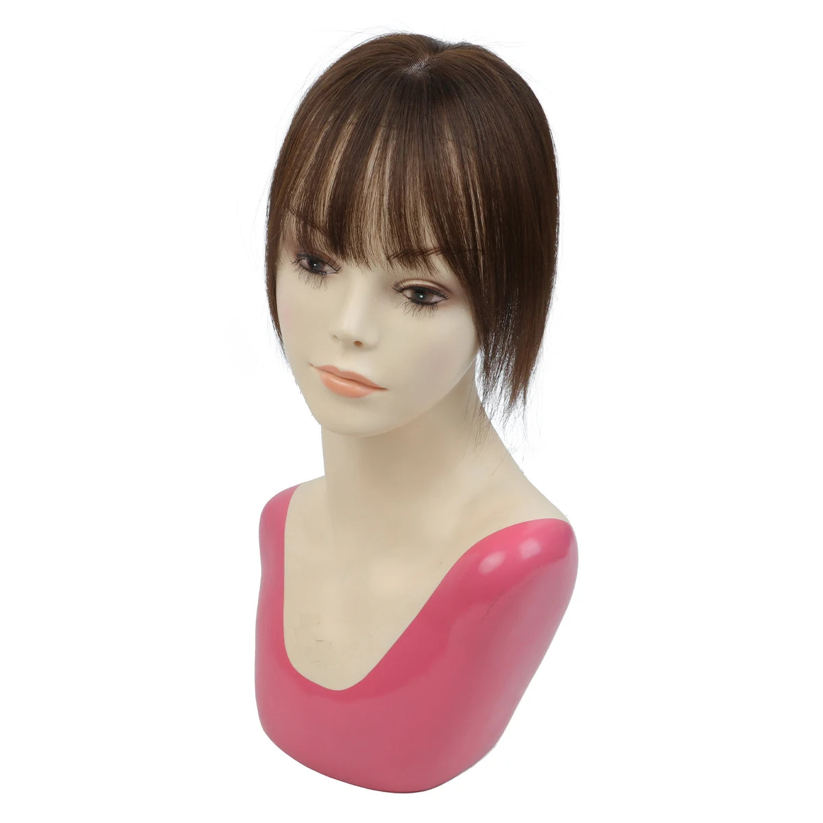 Real Human Hair Toppers Bangs 3D Hair Pieces with Thinning Hair Bangs