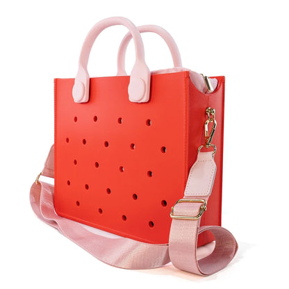 Tote Handbag Storage EVA Large Leather Shoulder Casual Waterproof Bag