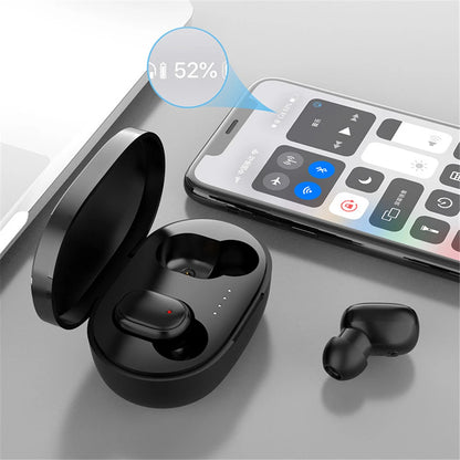 A6S Wireless Bluetooth Earphones Touch Control Sport Headset LED Display Stereo