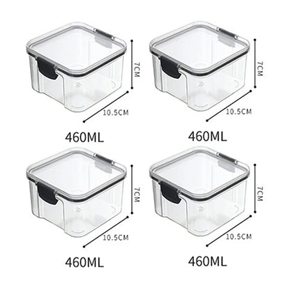 5Pcs Sets Sealed Jar Food Storage Box