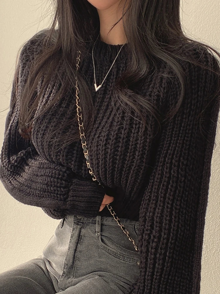 Long Sleeve Korean Soft Warm Sweater