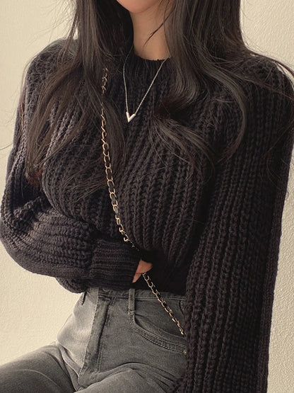 Long Sleeve Korean Soft Warm Sweater