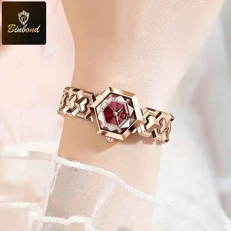 Rhombus Waterproof Luminous Diamond Watch