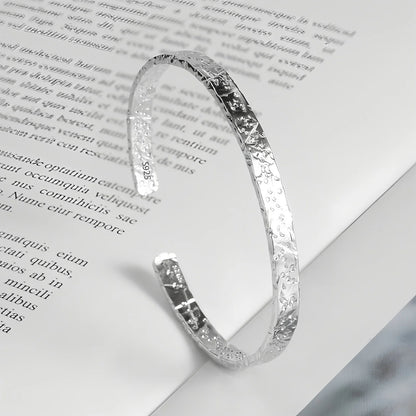 925 Sterling Silver Bangle Bracelet Set