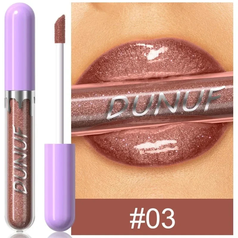 1pc Metallic Liquid Lipstick Long Lasting Glitter Lip Glaze Waterproof