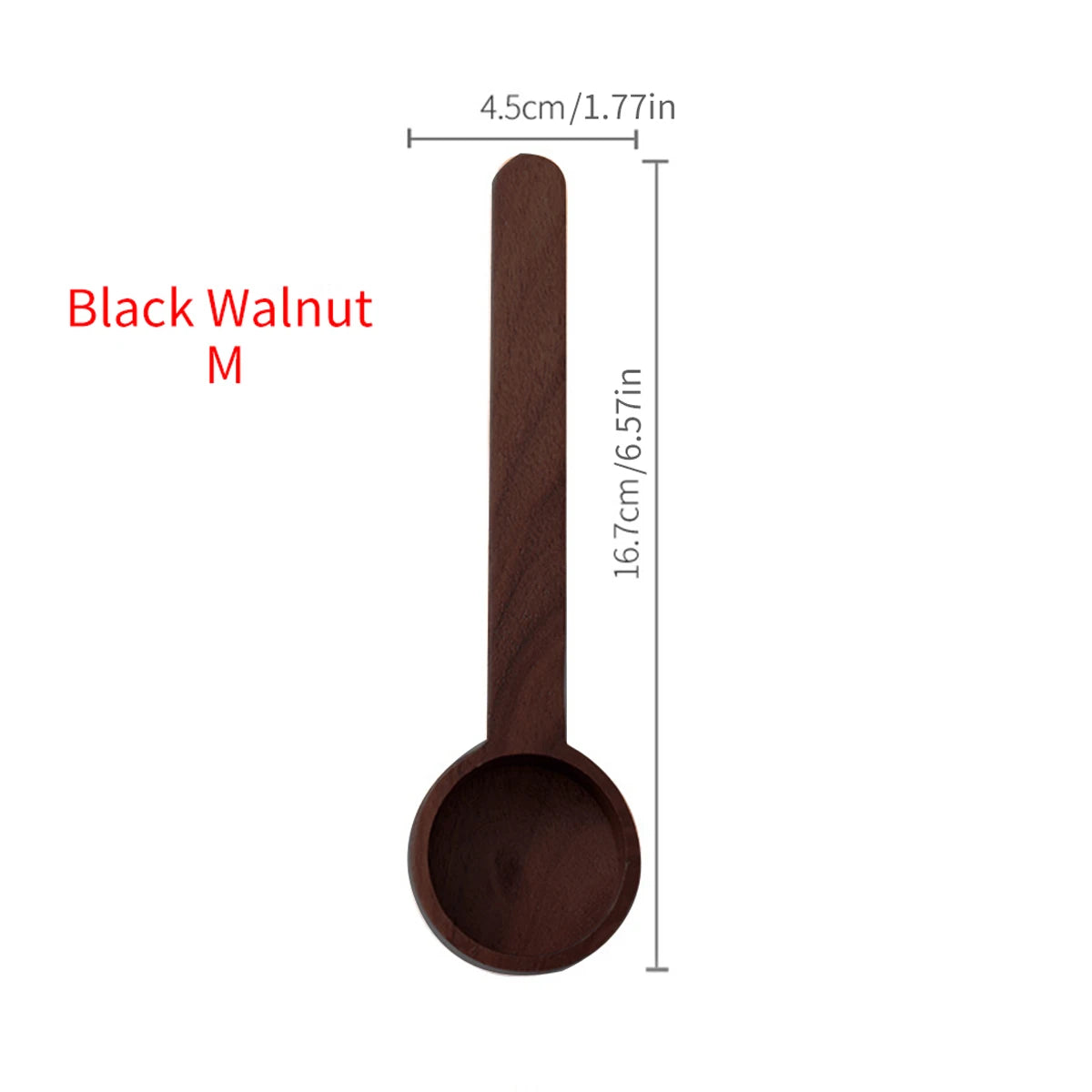1PC Walnut coffee scoop powder measuring spoon