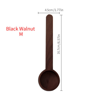 1PC Walnut coffee scoop powder measuring spoon