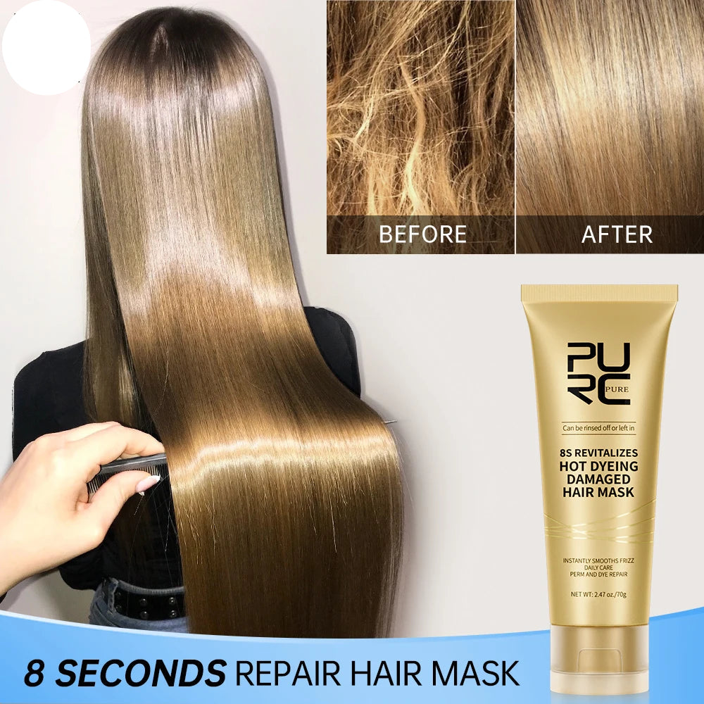 Hair Mask Keratin Straightening Repair Damaged