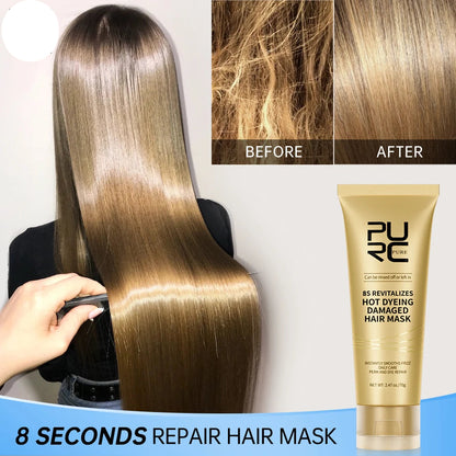 Hair Mask Keratin Straightening Repair Damaged