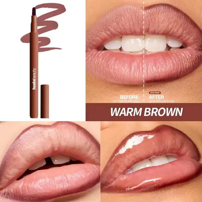 Velvet Brown Lip Liner Pencil Nude Matte Waterproof Non-stick Cup Cherry