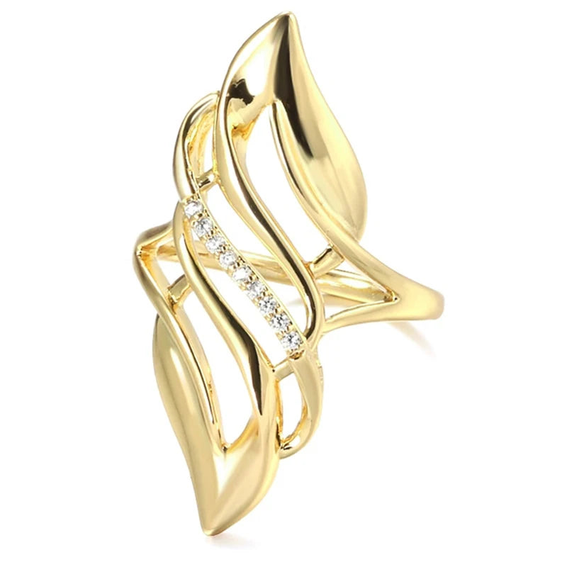 Huitan Hottest Geometric Shaped Luxury Rings