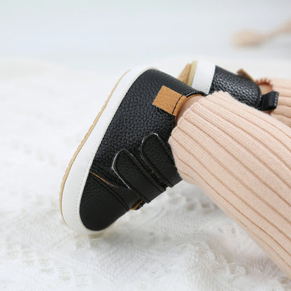 Leather Rubber Anti-slip Toddler First Walkers Shoes