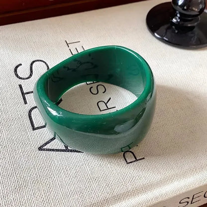 Geometric Irregular Chunky Wide Bracelet