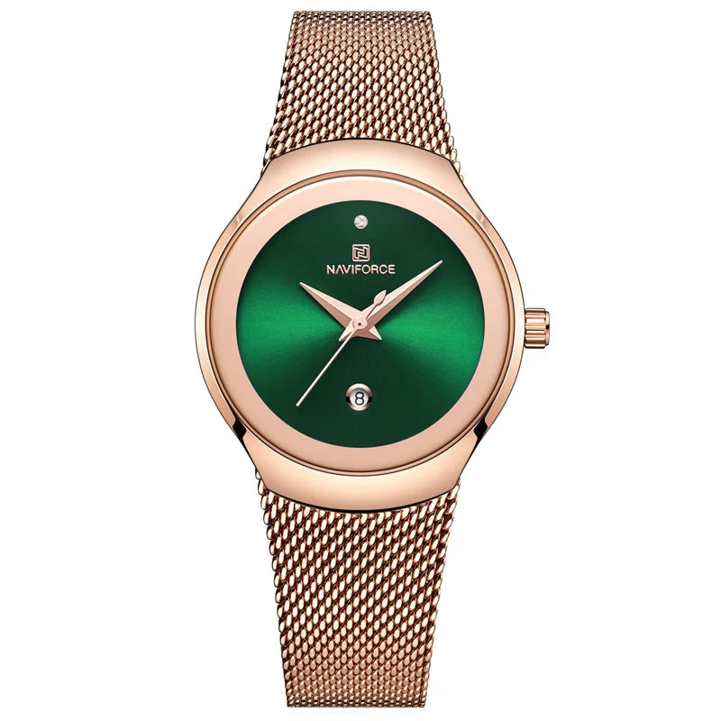 Rose Gold Ultra Thin Luxury Waterproof Quartz WristWatch