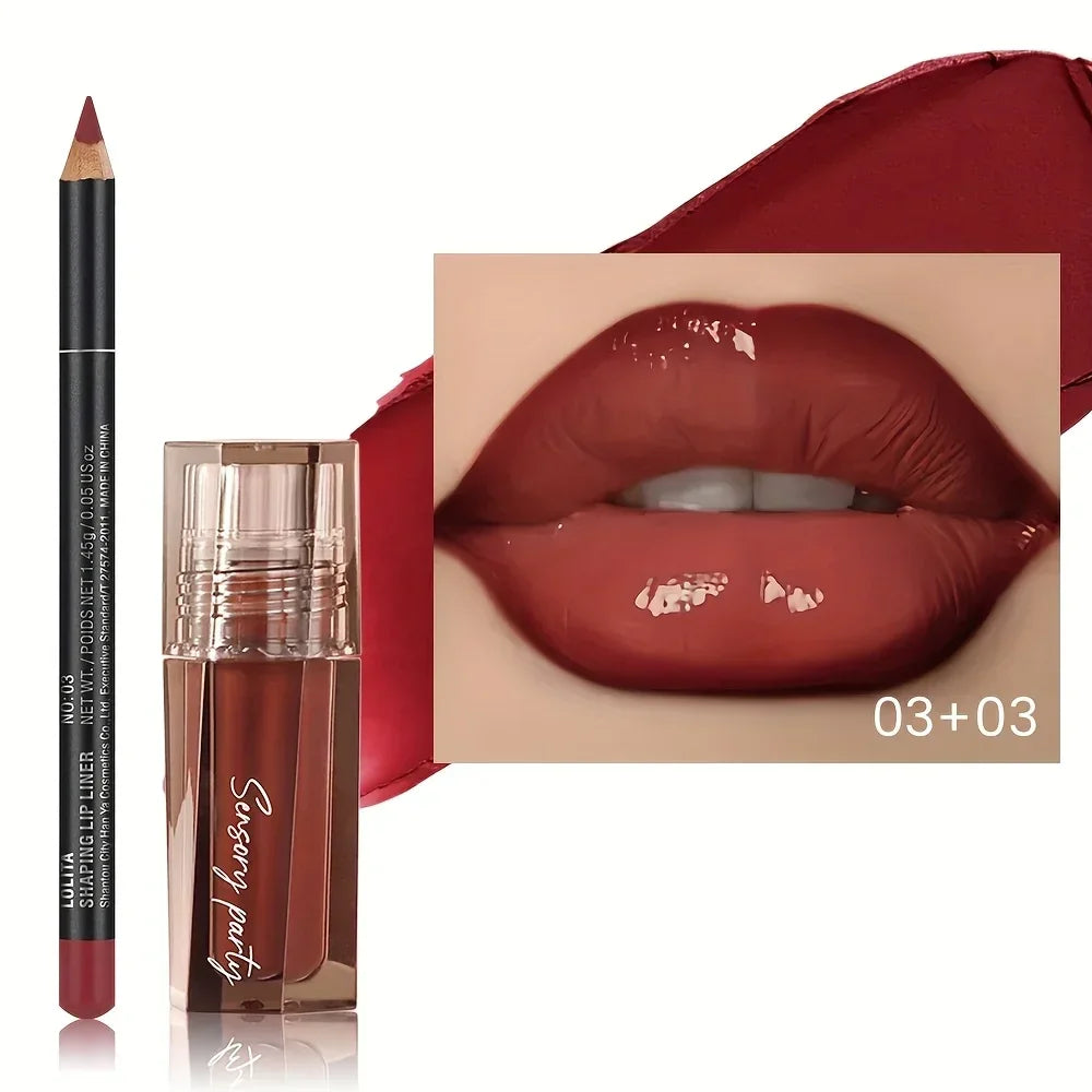 Hydrating Lip Gloss + Lip Liner Kit Lip Contour
