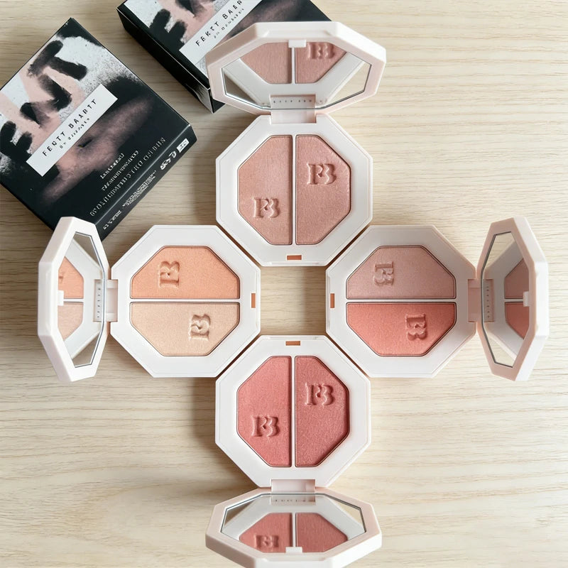 Concealer Facial Matte 3D Diamond Highlight Non Fading Water Gloss Lip Glaze Gloss Cosmetics