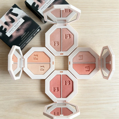 Concealer Facial Matte 3D Diamond Highlight Non Fading Water Gloss Lip Glaze Gloss Cosmetics