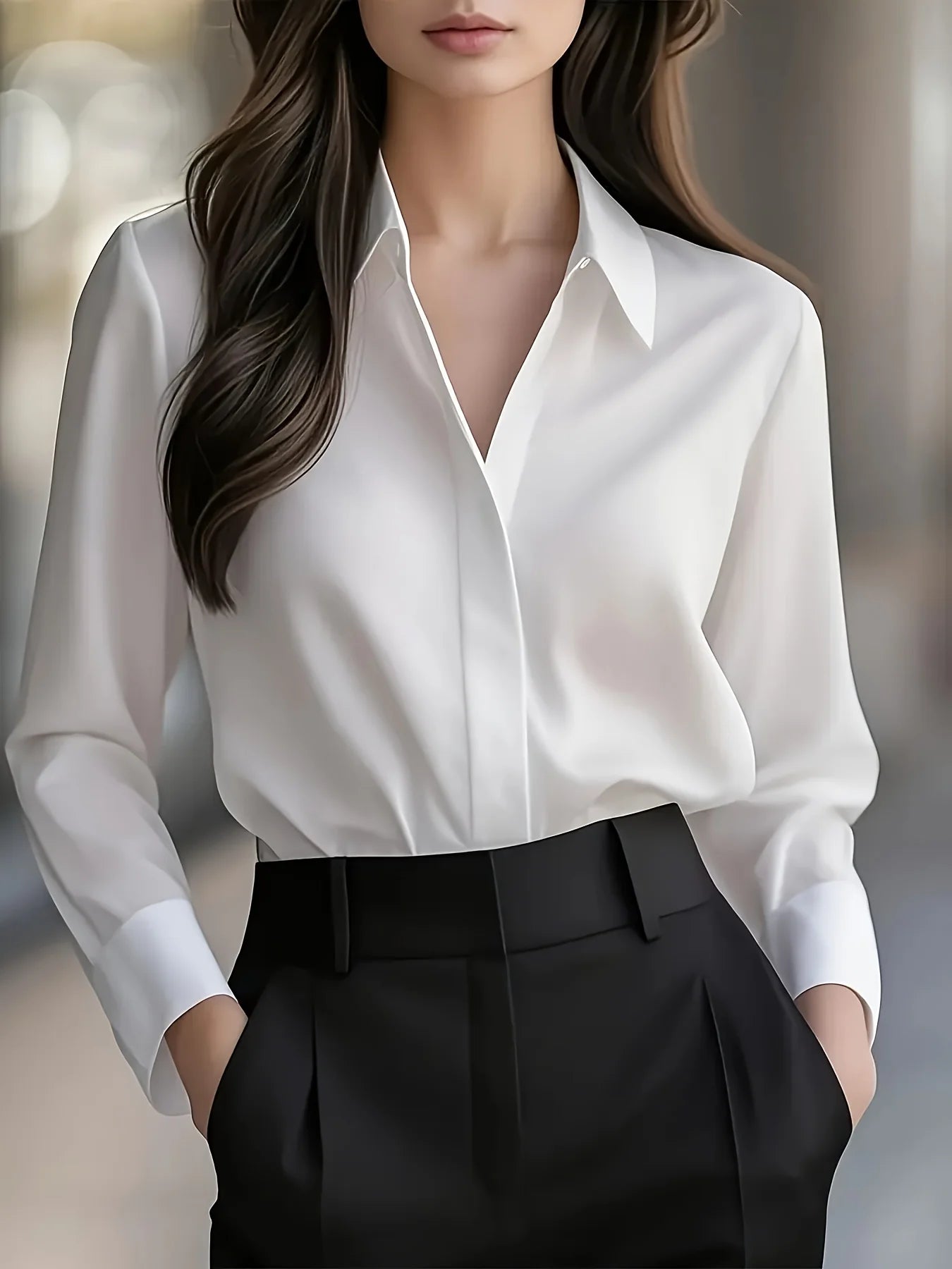 Elegant long Sleeve Shirt