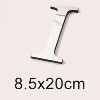 20cm Big Size 3D English Letters Acrylic Mirror
