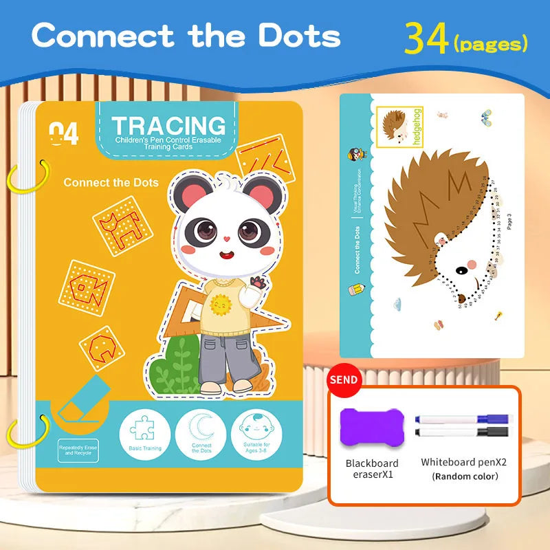 34-Page Reusable Practice Book Set