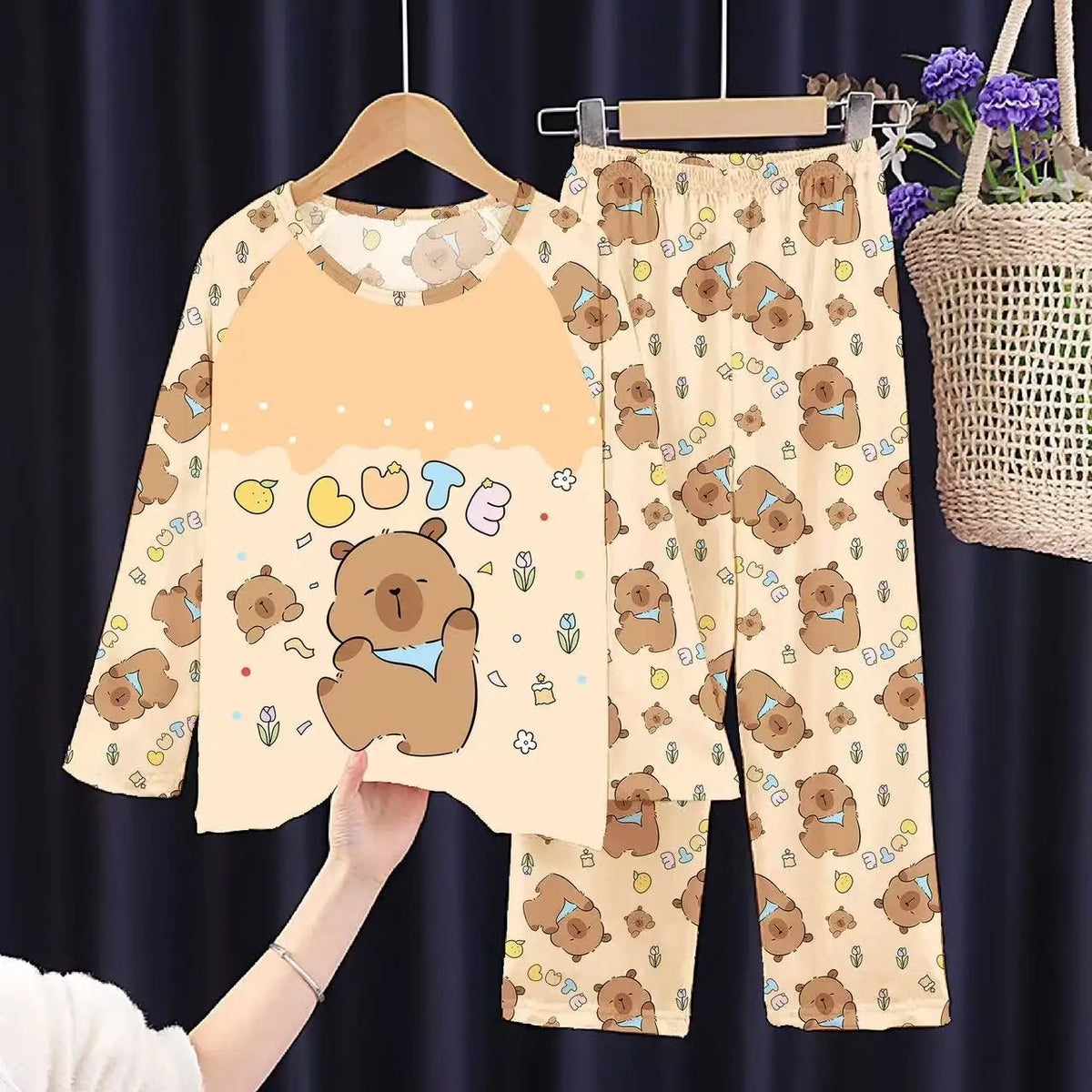 Sleepers Cartoon Boutique Long Sleeve 3 4 5 6 7 8 9 10 11 12 Yrs Pajamas