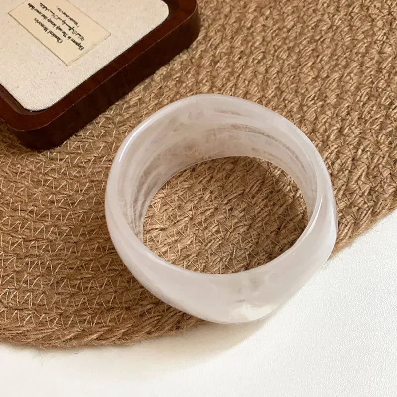 Geometric Irregular Chunky Wide Bracelet