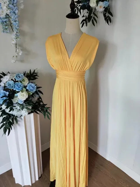 Rust Bridesmaid Dress Infinity Multiway Maxi Bridesmaid Dress