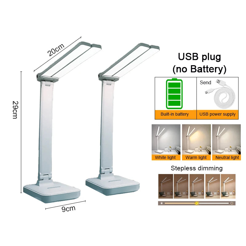 USB Desk Lamp Touch Night Light