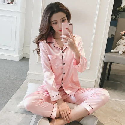 Silk Satin Pyjama Set