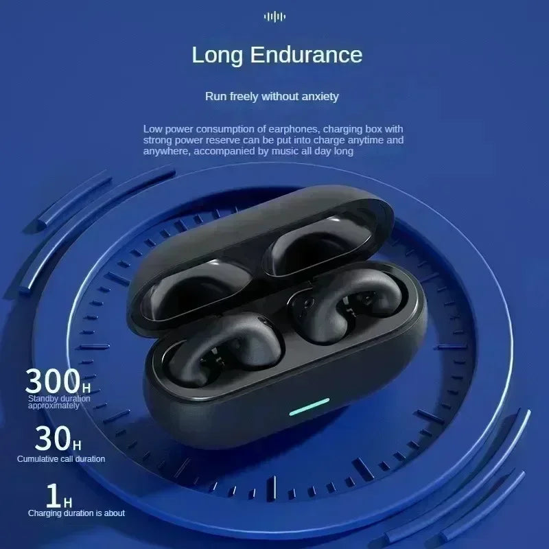 Fone Bluetooth Headset Wireless Air Conduction Headphones