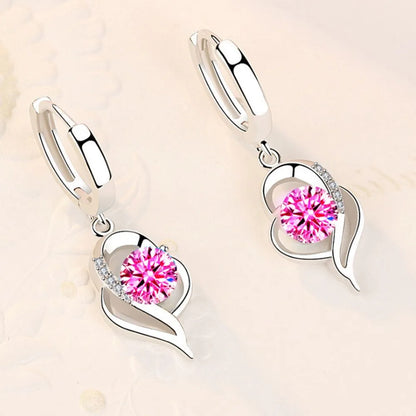 DANA 925 Sterling Crystal Zircon Earrings