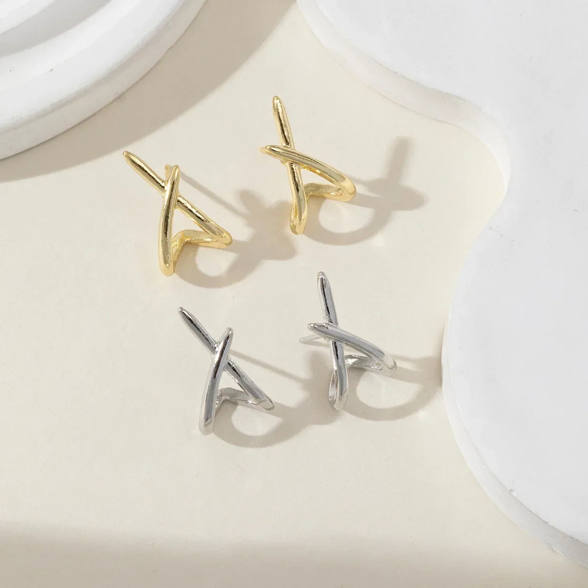 DANA Cross Stud Earrings