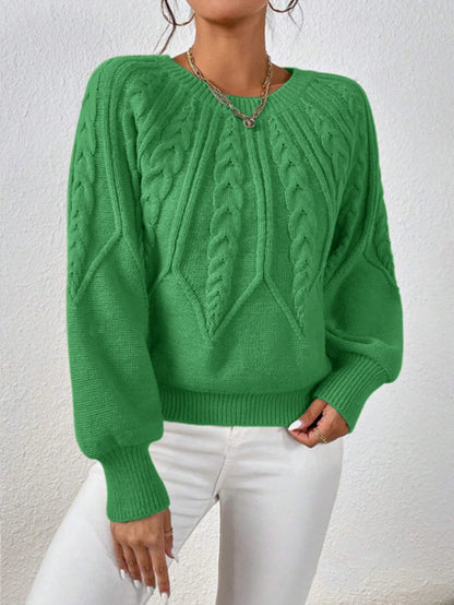Elegant Casual Knitted Hoodie Thickened Warm Commuting Thread Sweater