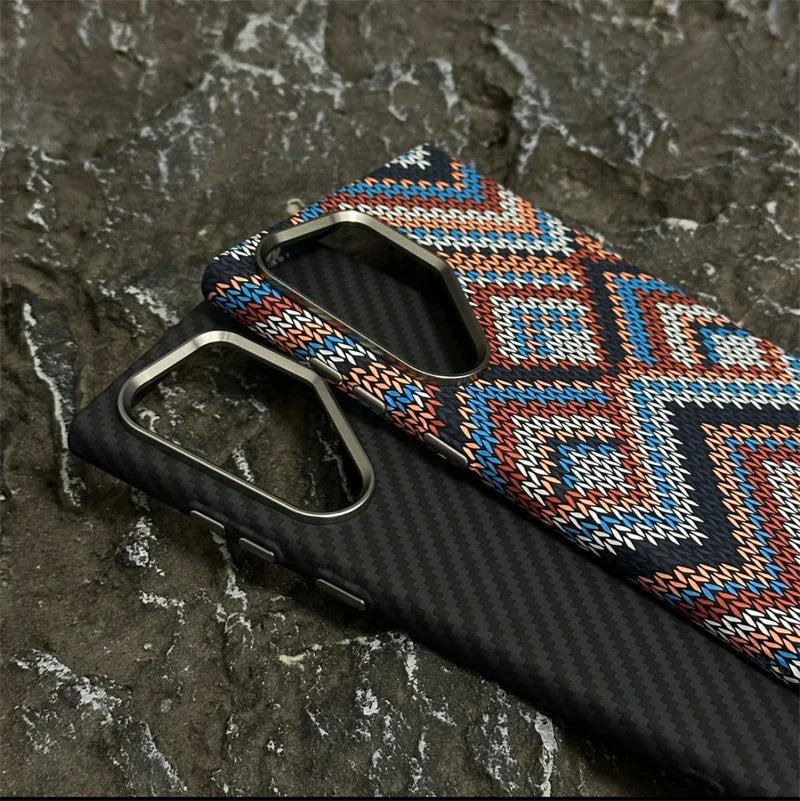 Carbon Fiber Wireless Magsafe Samsung Case Cover