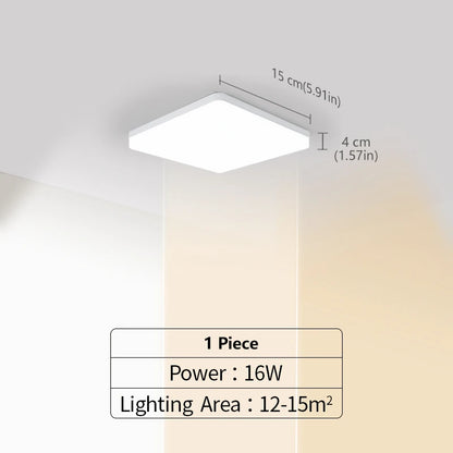 LED Ceiling Lights Square Neutral Light