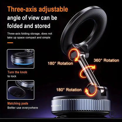Magnetic Car Phone Holder 360 Degree Rotation