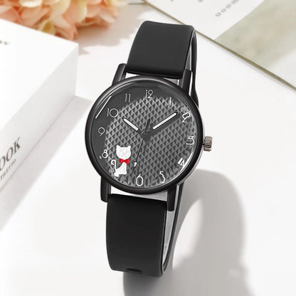 Casual Quartz Silicone Strap Watches