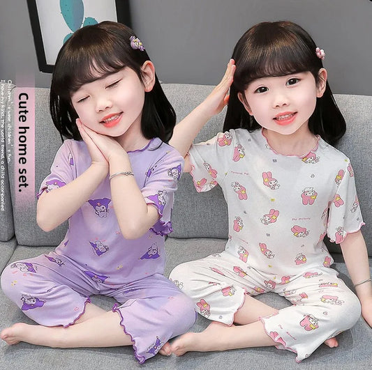 Hello Kitty Cartoon Anime pajama Set