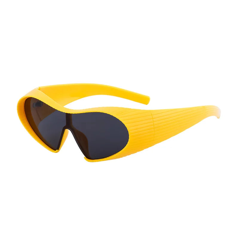 Irregular Frame Cat Eye Sports Cycling Sunglasses