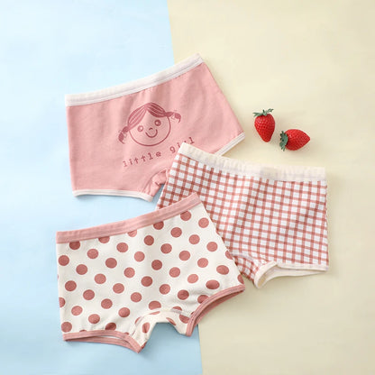 3Pcs/lot Kids 7 Collections Cotton Underwear