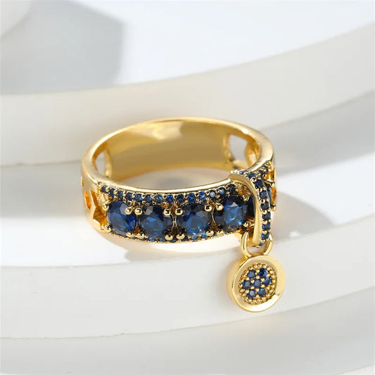 Vintage Royal Blue Stone Ring