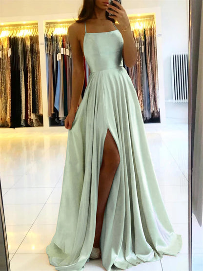 Satin Beach Maxi Dress