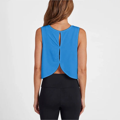 Racerback Yoga Workout Gym Sleeveless Shirts