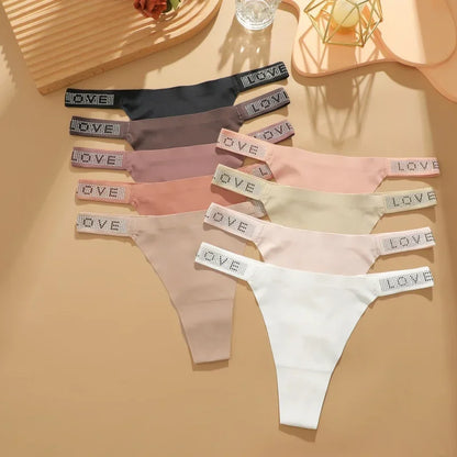 Low Waist Sexy Rhinestones Diamonds G-string Lingerie Set