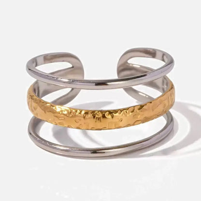 DANA Three-dimensional M Letter Ring