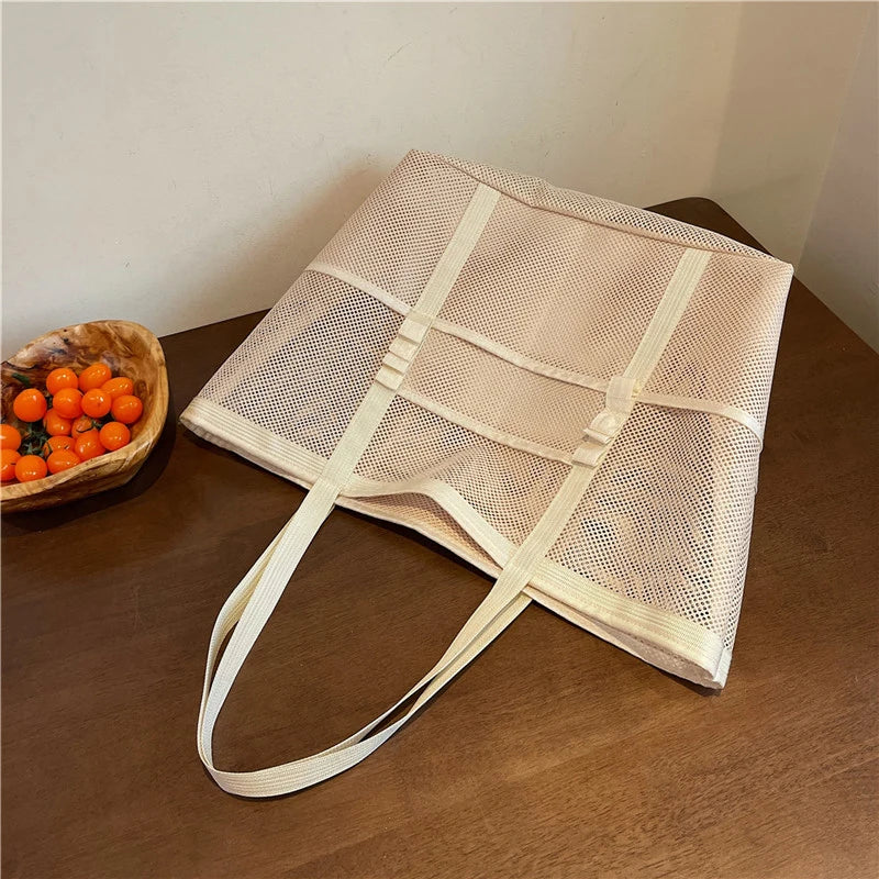 Portable Mesh Beach Bag